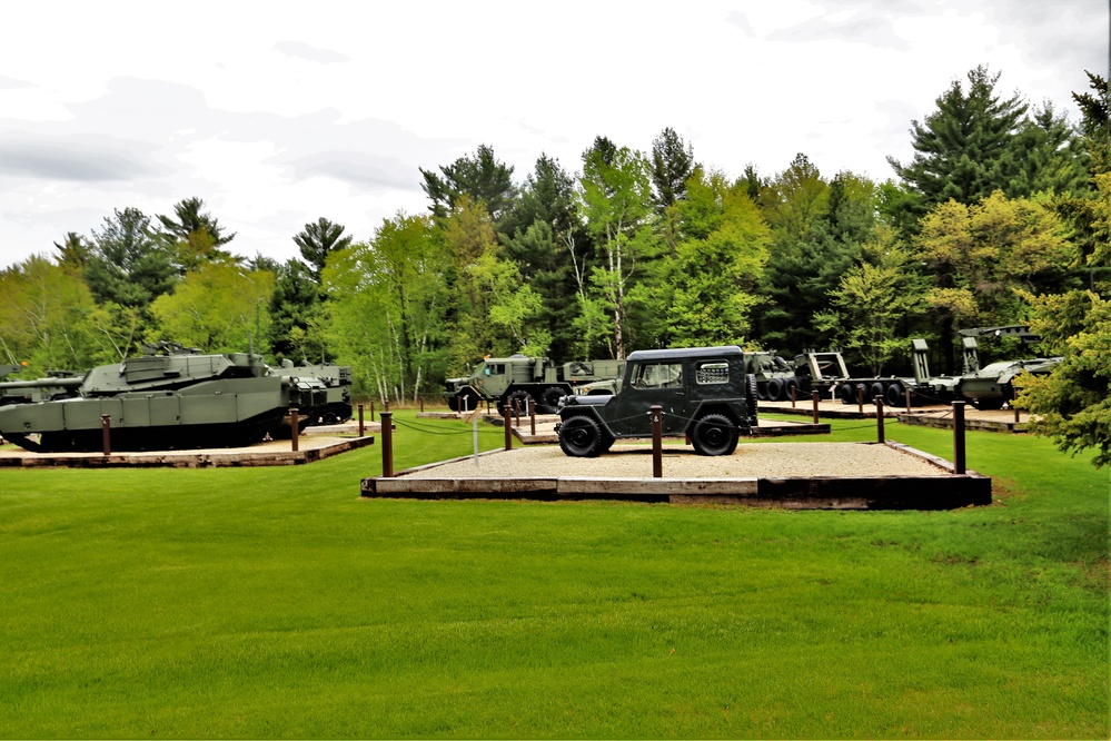 Fort McCoy's Equipment Park in historic Commemorative Area