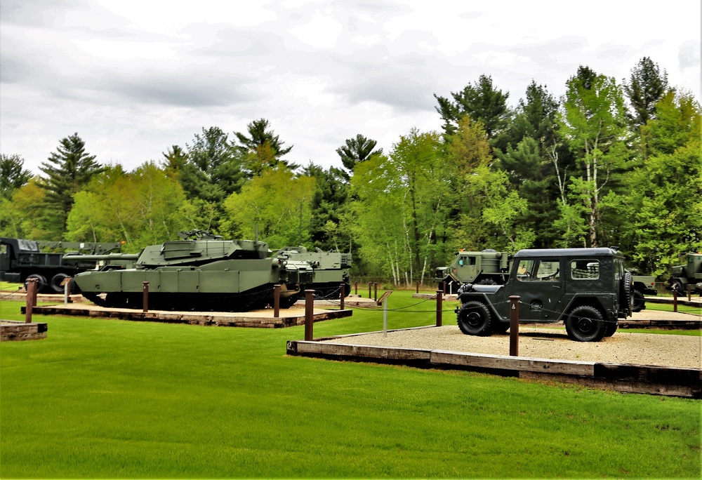 Fort McCoy's Equipment Park in historic Commemorative Area