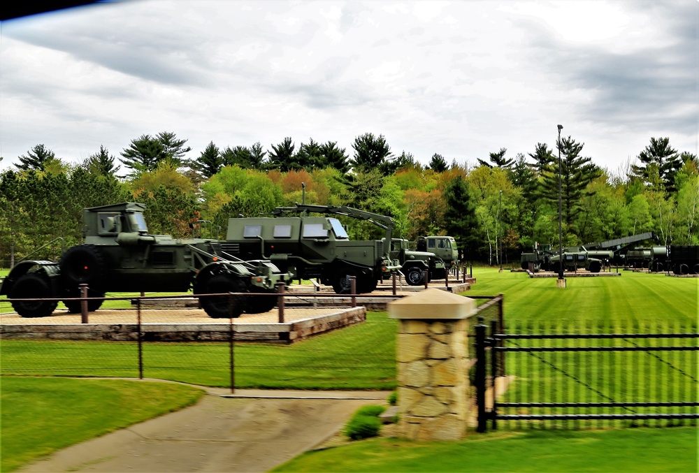 Fort McCoy's Equipment Park in historic Commemorative Area