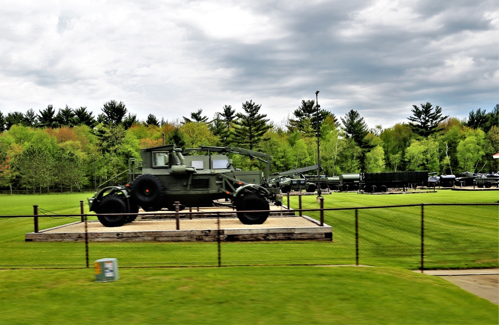 Fort McCoy's Equipment Park in historic Commemorative Area