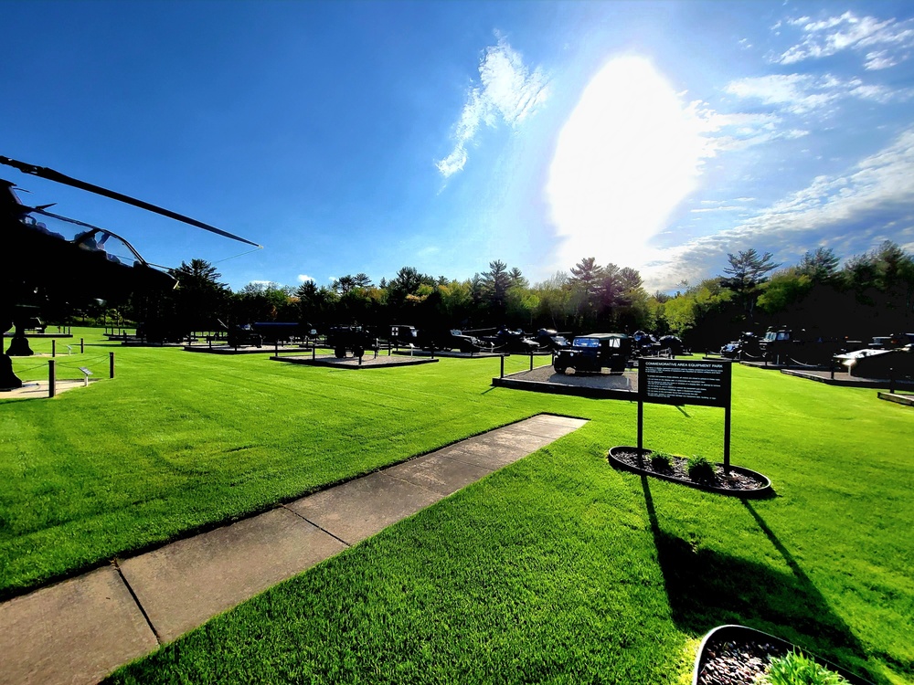 Fort McCoy's Equipment Park in historic Commemorative Area