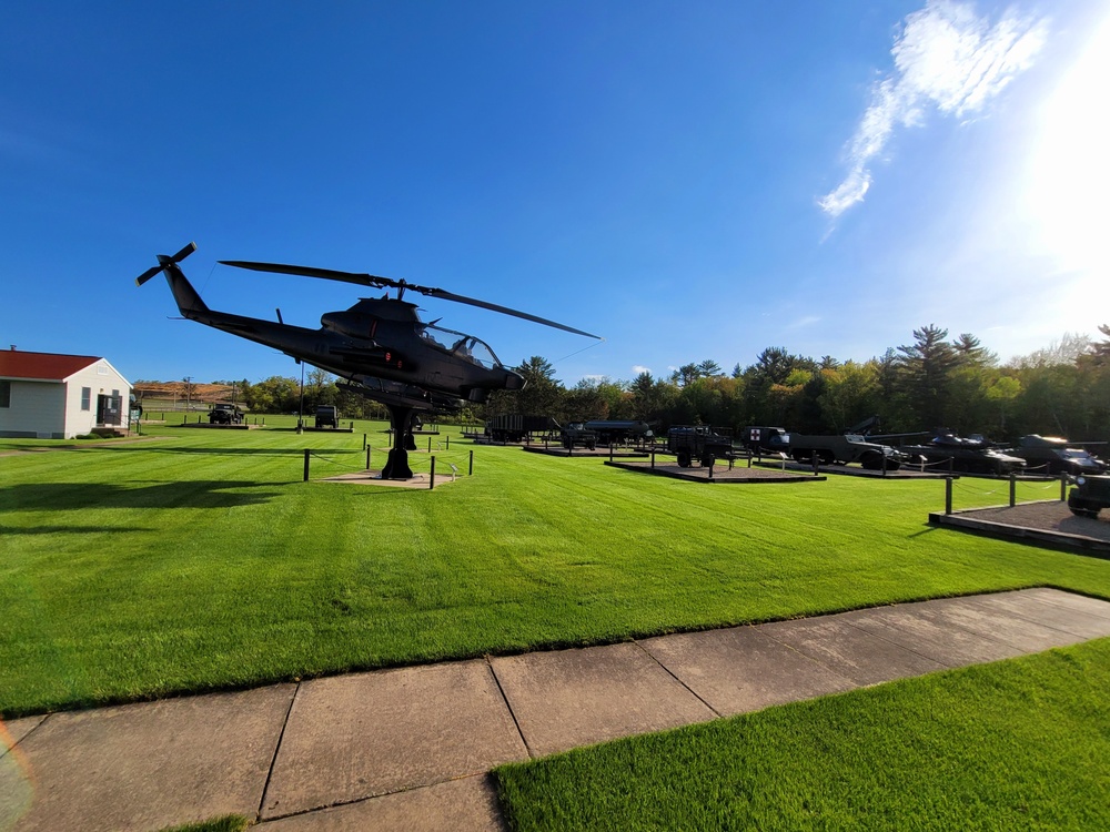 Fort McCoy's Equipment Park in historic Commemorative Area