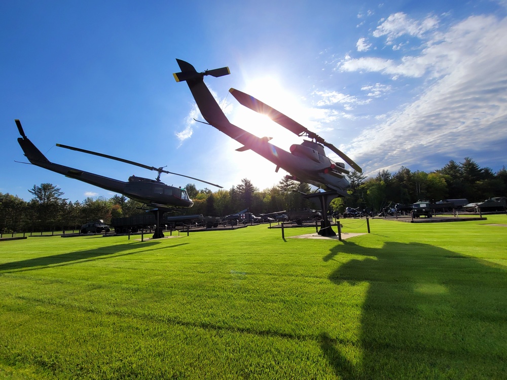 Fort McCoy's Equipment Park in historic Commemorative Area