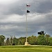 American Flag and Fort McCoy