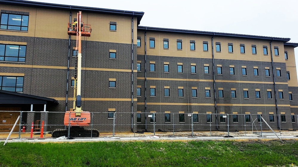 Contractor continues with steady progress on second new 4-story barracks at Fort McCoy