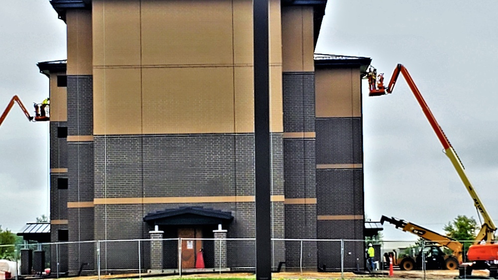 Contractor continues with steady progress on second new 4-story barracks at Fort McCoy