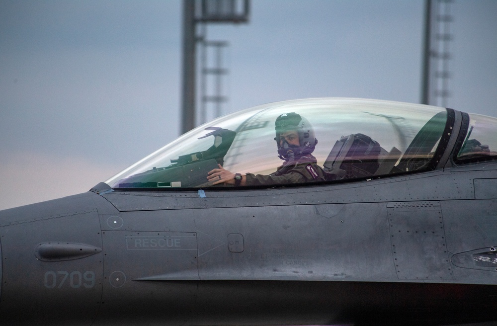 510th EFS lands at dawn