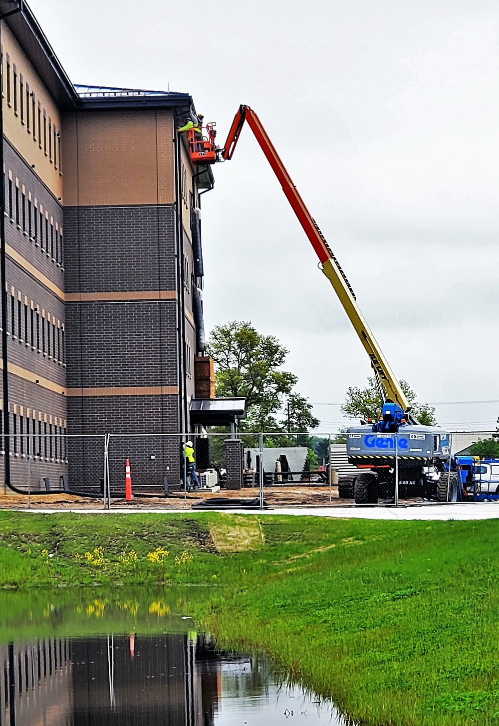 Contractor continues with steady progress on second new 4-story barracks at Fort McCoy