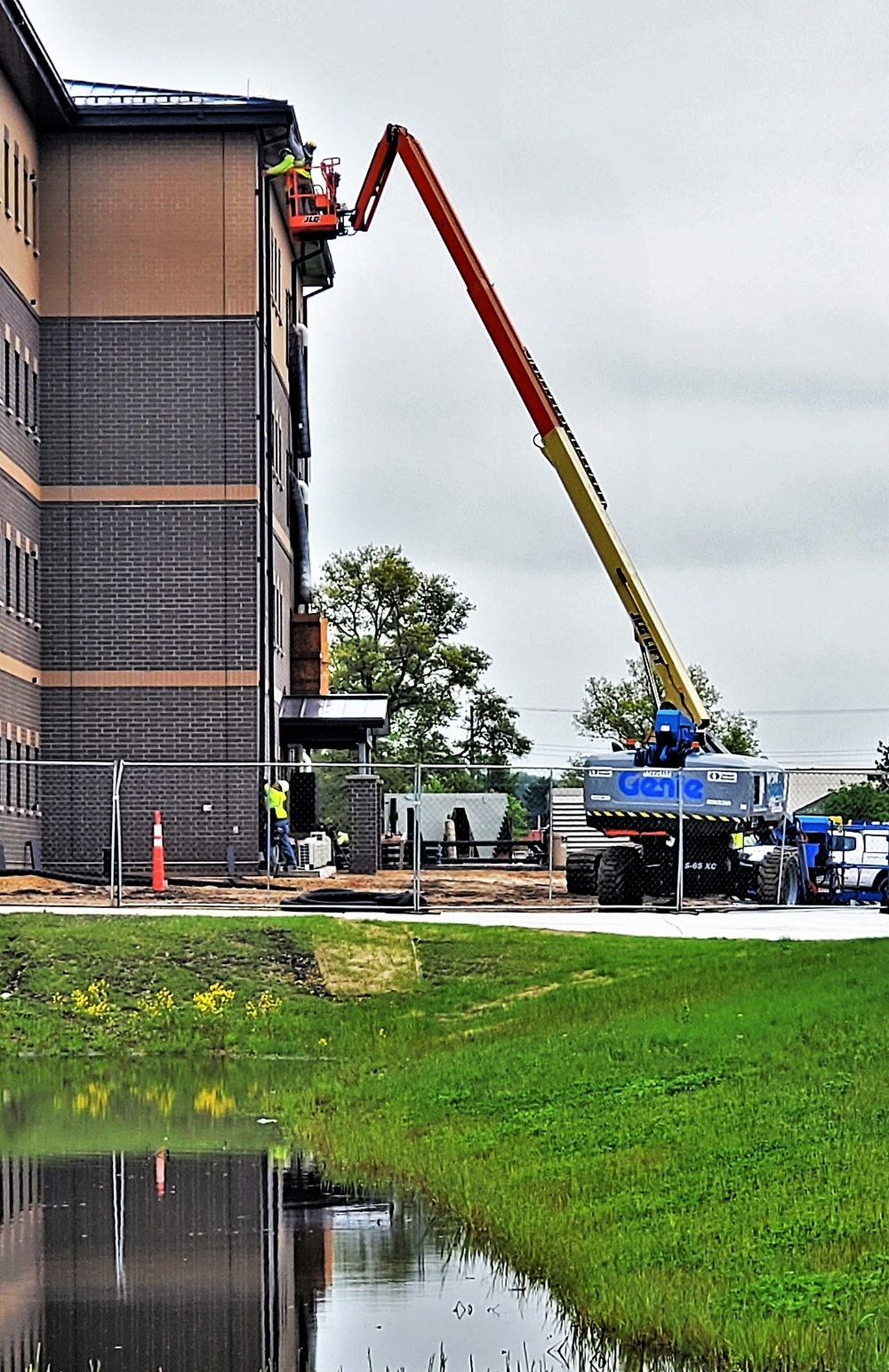 Contractor continues with steady progress on second new 4-story barracks at Fort McCoy