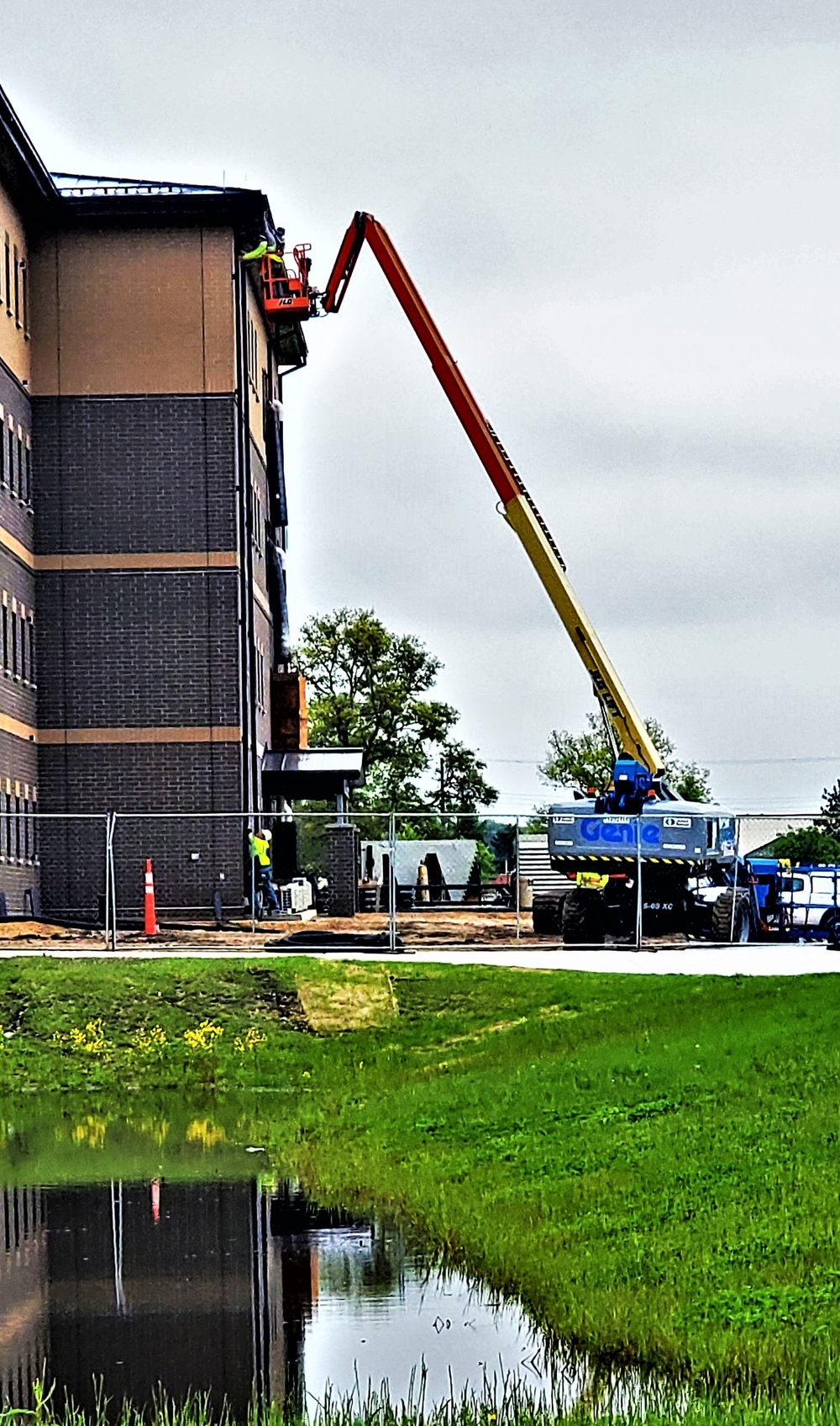 Contractor continues with steady progress on second new 4-story barracks at Fort McCoy