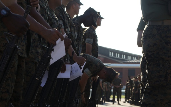 India Company Weapon Turn-Ins