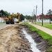 Ditch improvement work at Fort McCoy