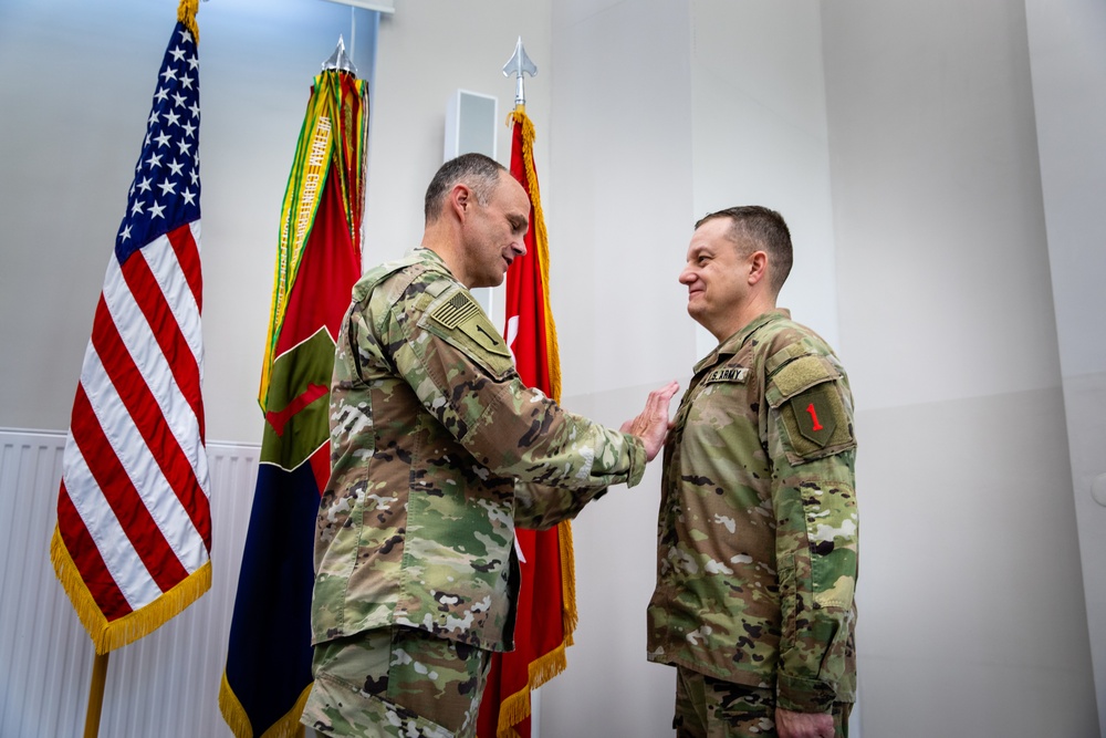 1st ID Colonel promotes to the rank of Brigadier General