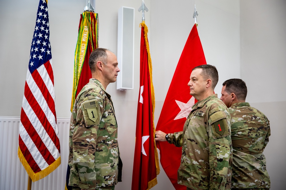 1st ID Colonel promotes to the rank of Brigadier General