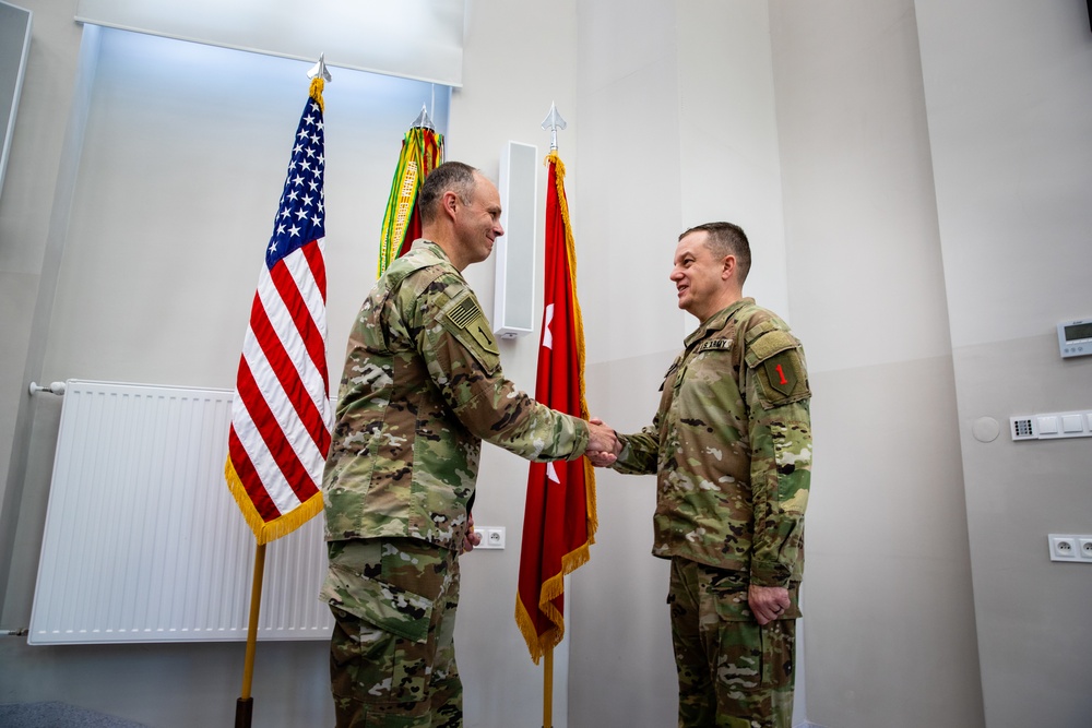 1st ID Colonel promotes to the rank of Brigadier General