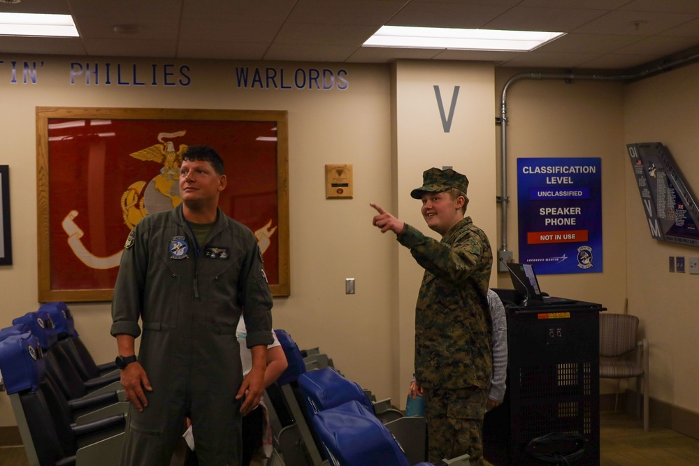 VMFAT-501 Grants a Special Wish