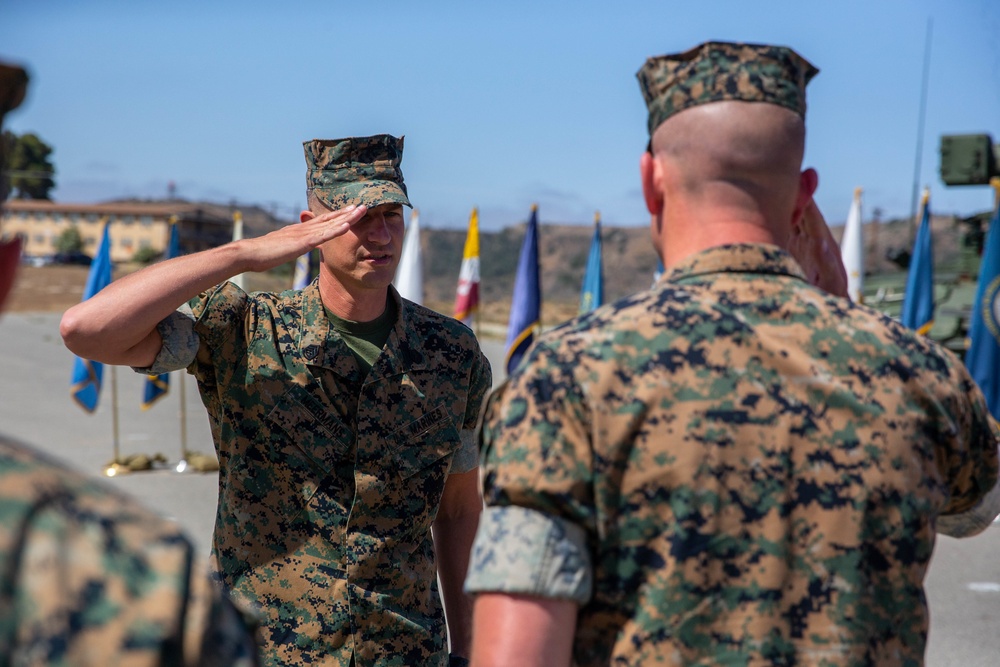 Gunnery Sgt. Michael Meerman retirement ceremony