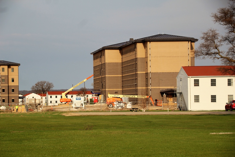 Contractor continues with steady progress on second new 4-story barracks at Fort McCoy