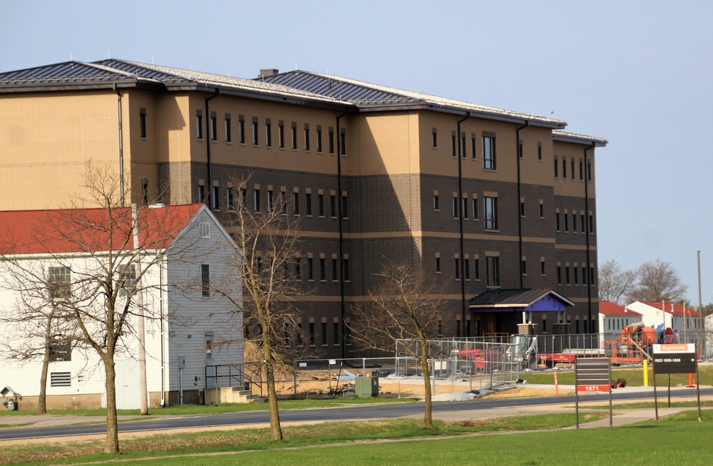 Contractor continues with steady progress on second new 4-story barracks at Fort McCoy