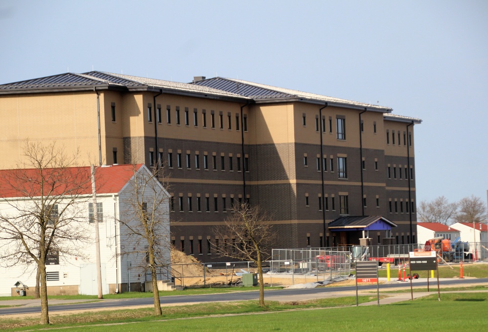 Contractor continues with steady progress on second new 4-story barracks at Fort McCoy