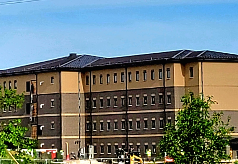Contractor continues with steady progress on second new 4-story barracks at Fort McCoy