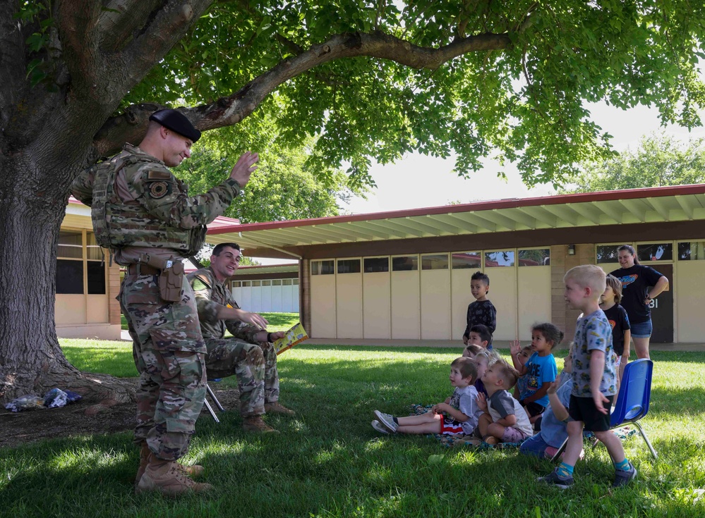 Beale AFB National Police Week 'Defender's Story Time'