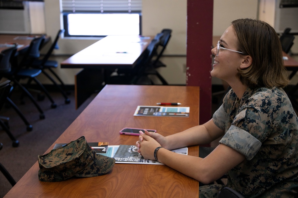 Naval Academy holds information sessions aboard Camp Pendleton