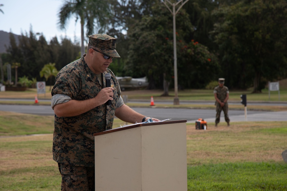 MWCS-18 Bravo Company Change of Command Ceremony