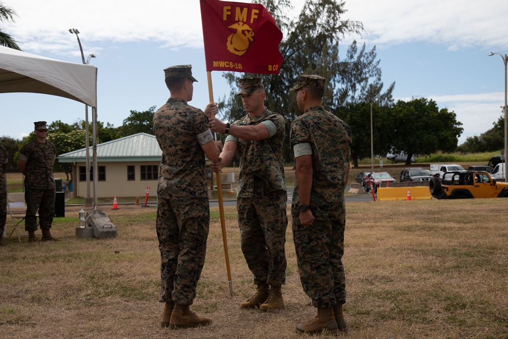 MWCS-18 Bravo Company Change of Command Ceremony