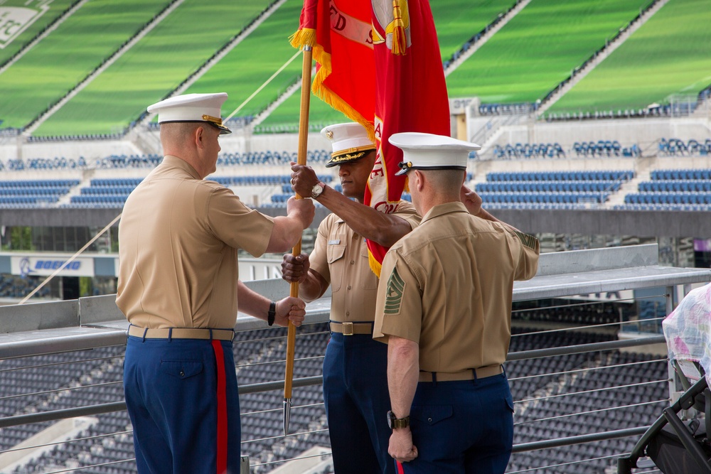 Recruiting Station Seattle Change of Command Ceremony