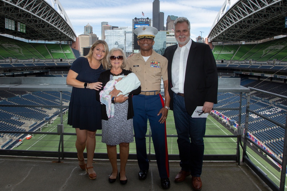 Recruiting Station Seattle Change of Command Ceremony
