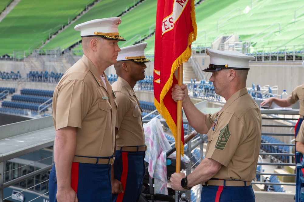 Recruiting Station Seattle Change of Command Ceremony