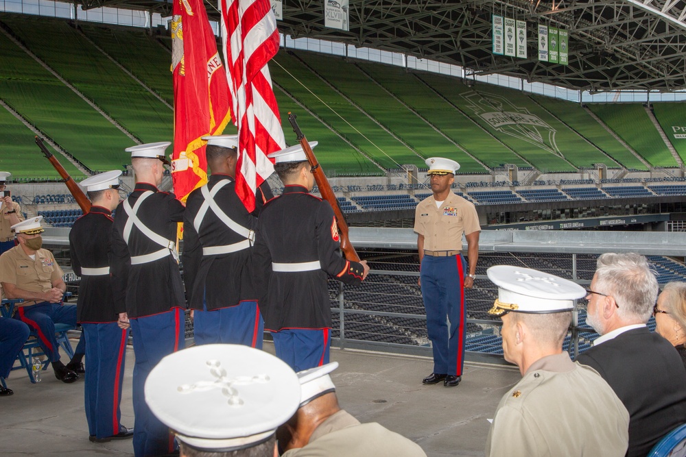 Recruiting Station Seattle Change of Command Ceremony