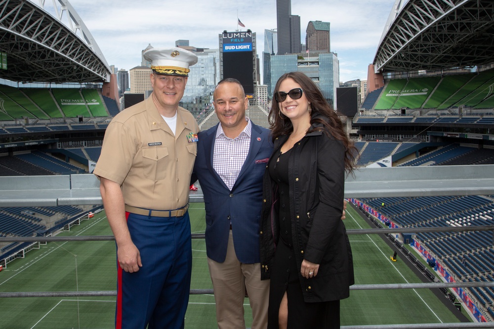 Recruiting Station Seattle Change of Command Ceremony