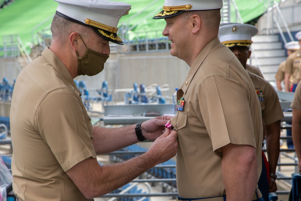 Recruiting Station Seattle Change of Command Ceremony