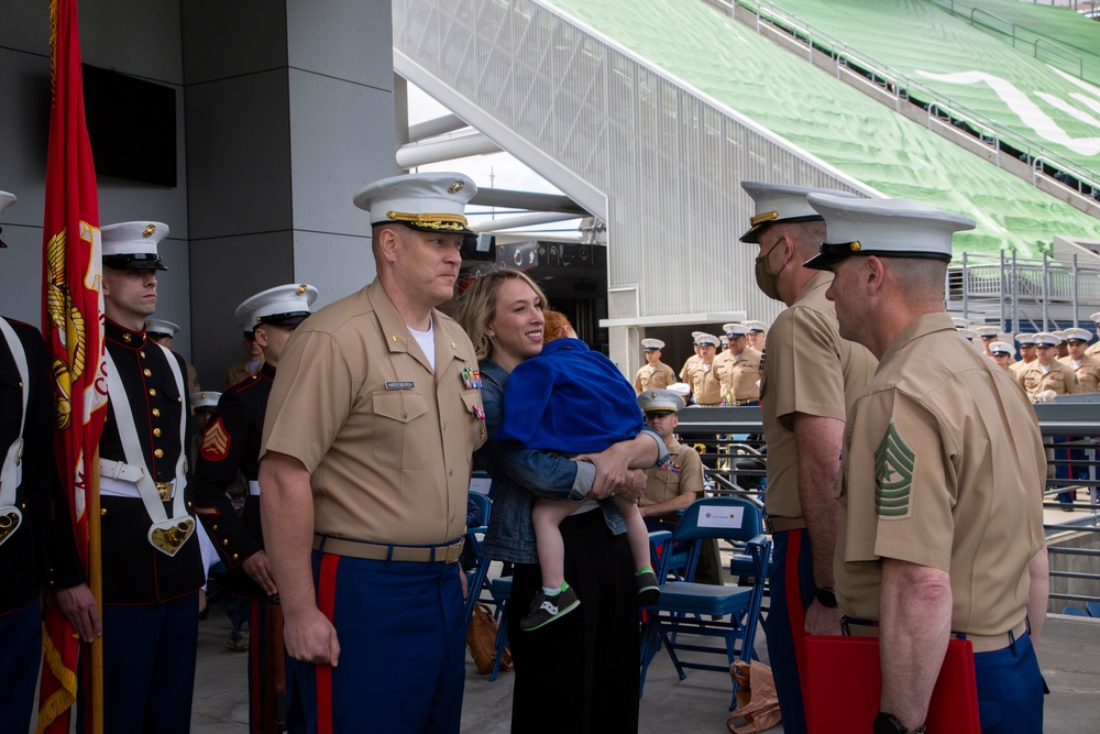 Recruiting Station Seattle Change of Command Ceremony