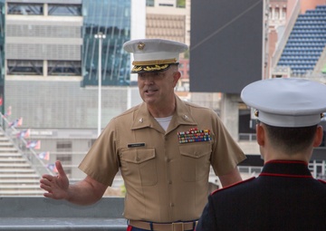 Recruiting Station Seattle Change of Command Ceremony