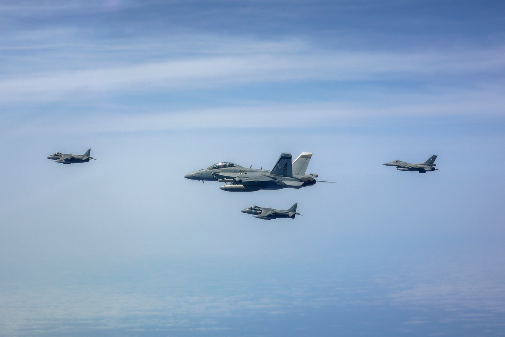 Neptune Shield 22 is the natural evolution of NATO's ability to integrate the high-end maritime warfare capabilities of an Aircraft Carrier Strike Group, an Amphibious Ready Group and a Marine Expeditionary Unit to support the defense of the alliance.