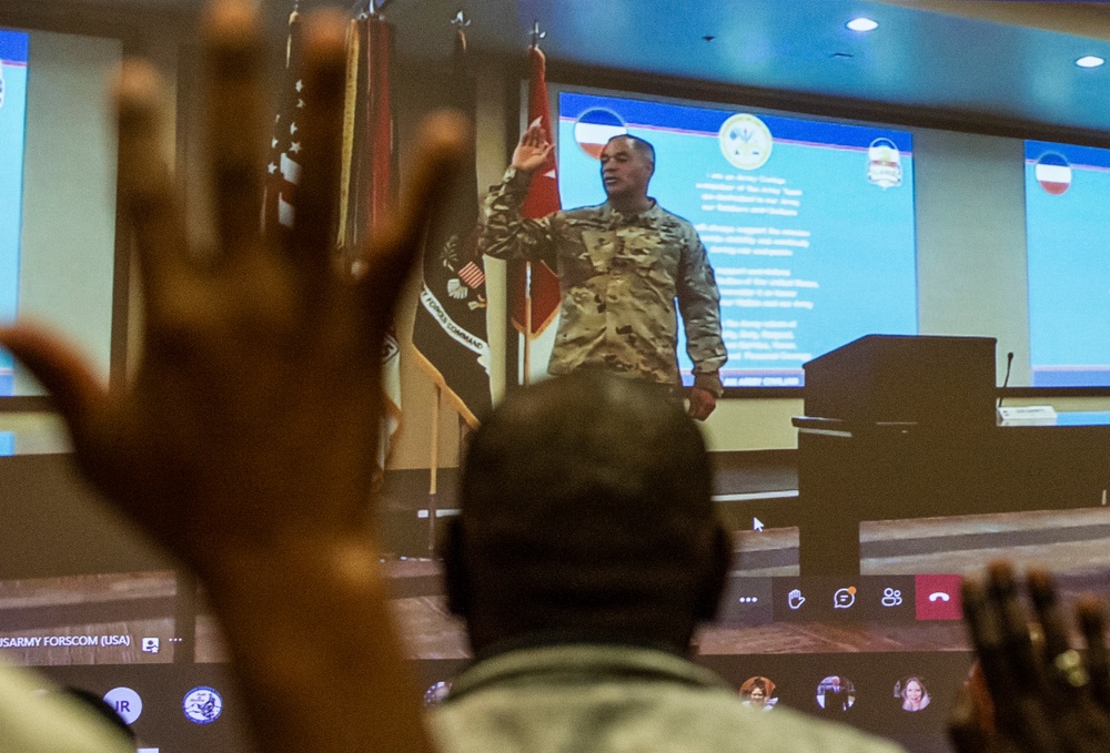 Department of the Army Civilians take Oath of Office