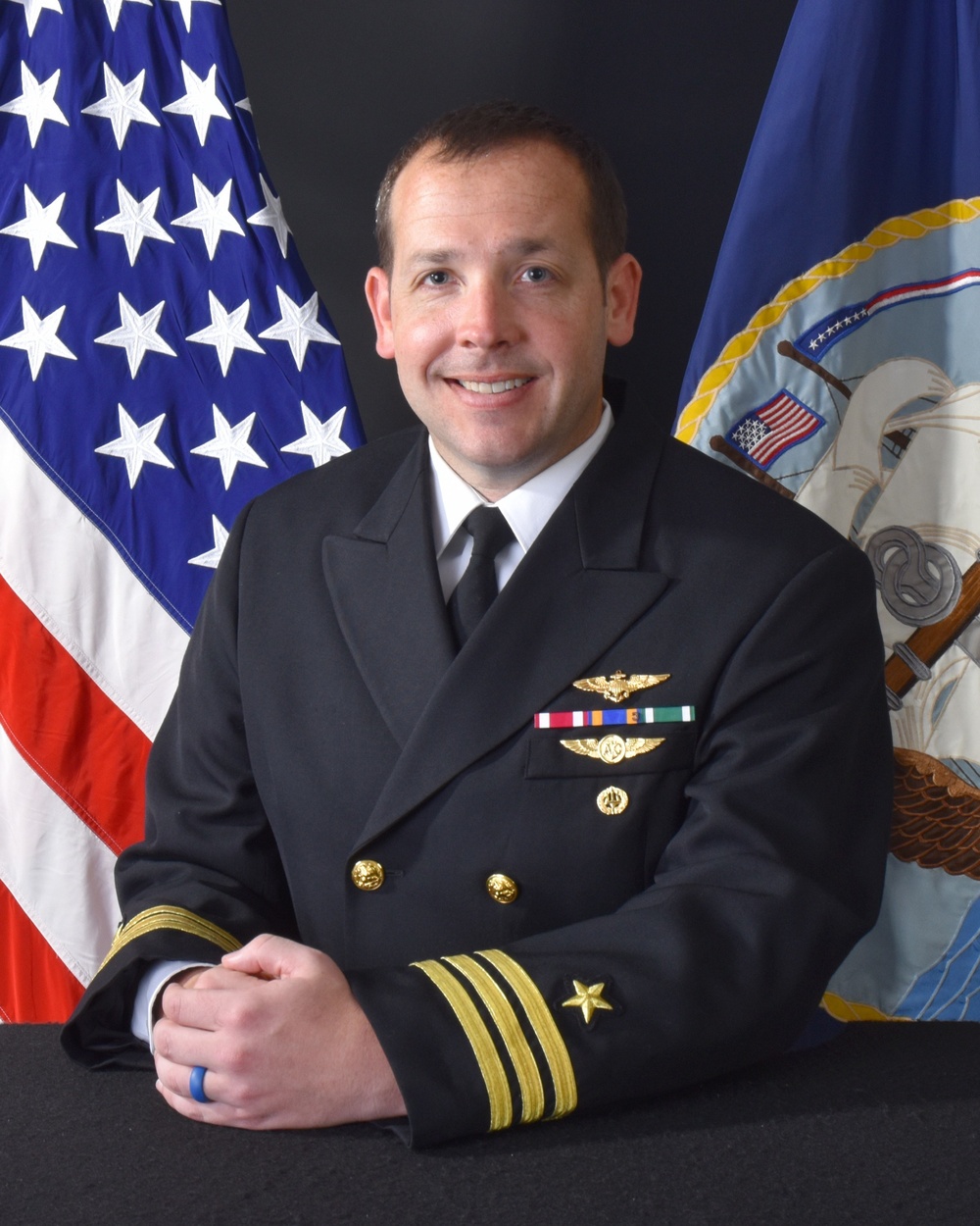 CDR Allen Grimes, NAS JRB Fort Worth Executive Officer Official Photo
