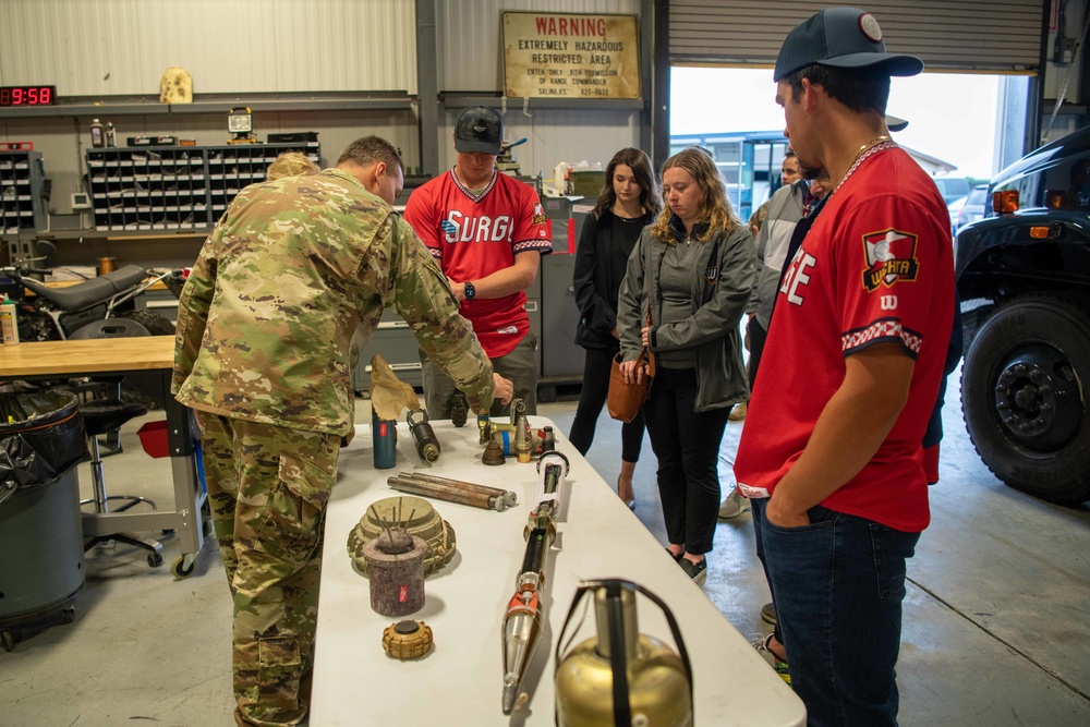 Wichita Wind Surge nose paint ceremony