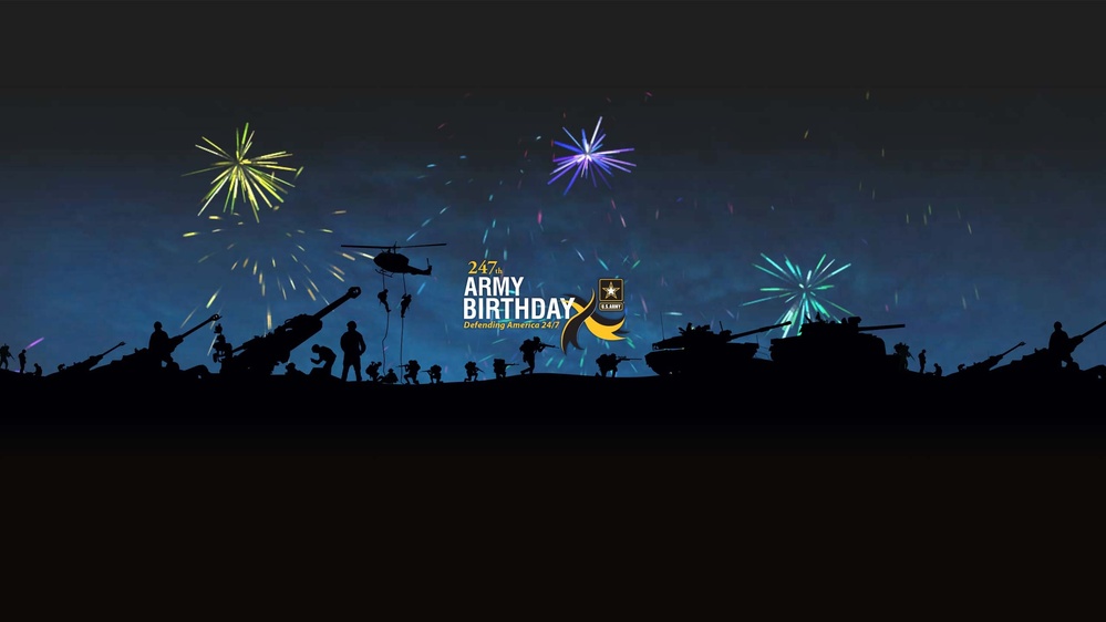 U.S. Army 247th Birthday Banner - YouTube Graphic