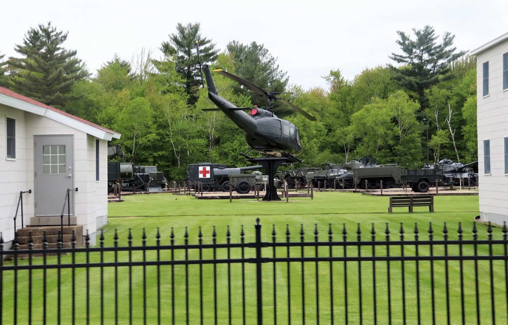 Fort McCoy's Equipment Park in historic Commemorative Area