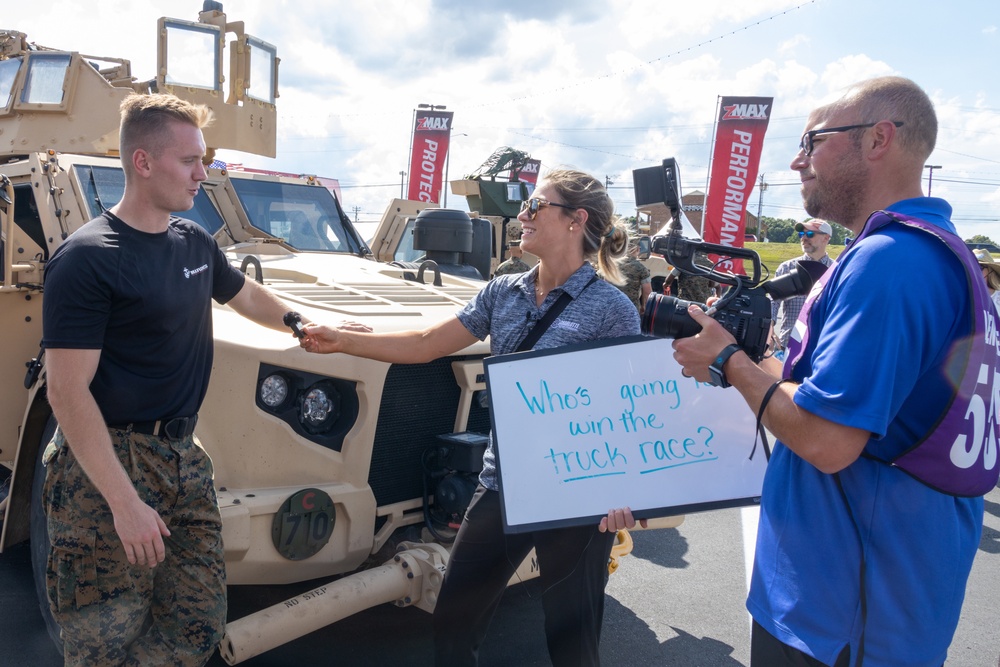 U.S. Marines attend 2022 Coca-Cola 600