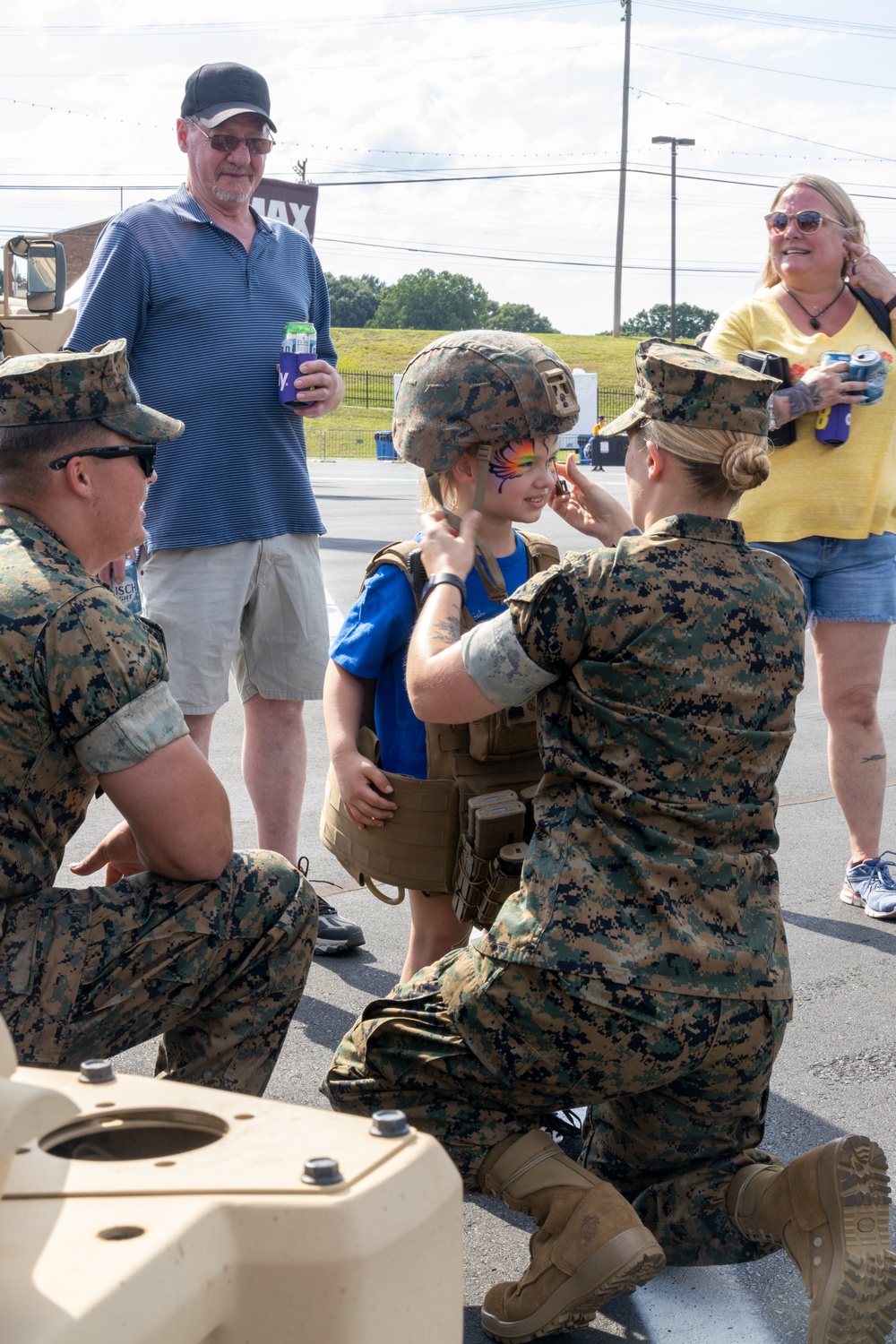 U.S. Marines attend 2022 Coca-Cola 600