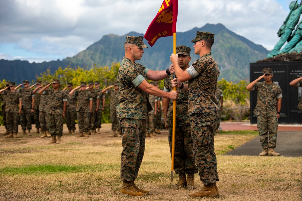 MWCS-18 Bravo Company Change of Command Ceremony