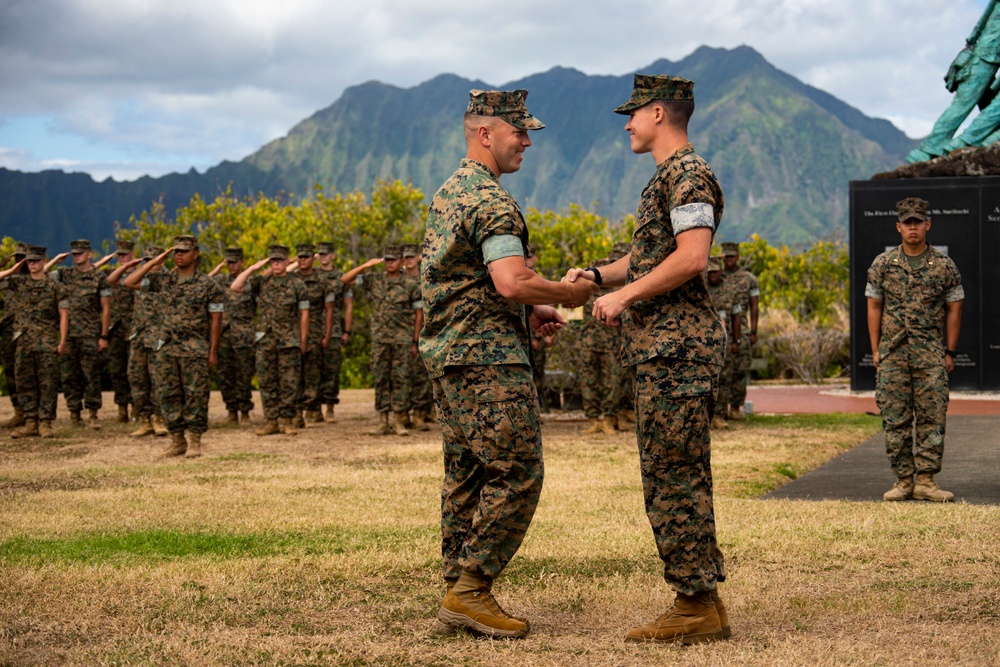 MWCS-18 Bravo Company Change of Command Ceremony