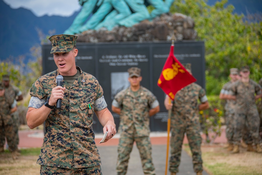 MWCS-18 Bravo Company Change of Command Ceremony