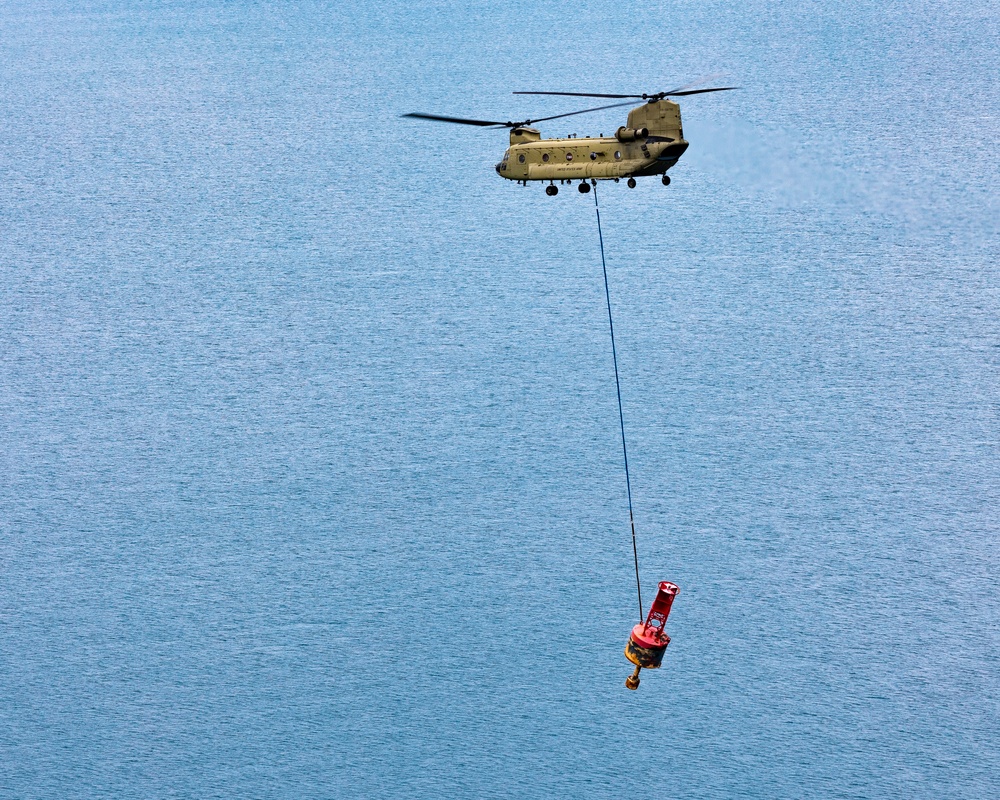 CTARNG Aviators Help Coast Guard With Some Heavy Lifting