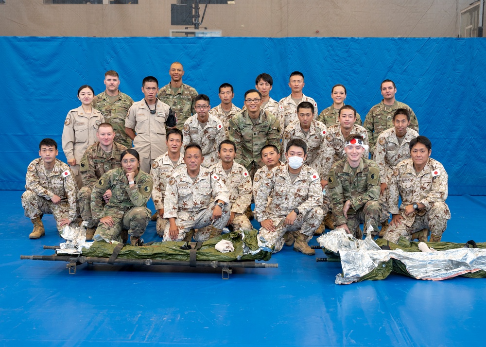 Japan-U.S. conduct first-ever combat care knowledge exchange in Djibouti